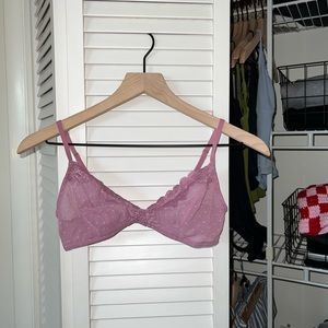 Madewell Periwinkle Lace Bralette (Xs)